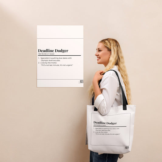 Deadline Dodger - Tote Bag